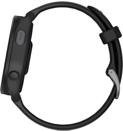 Garmin Forerunner 165 Music 43mm Waterproof Smartwatch with Heart Rate Monitor (Black/Slate Gray) vue 9