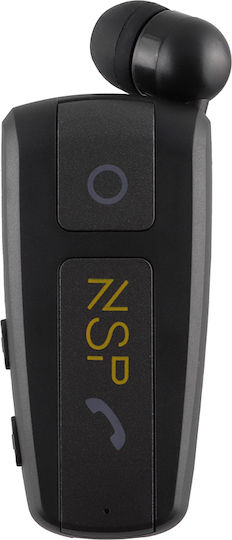 NSP BN220 In-ear Bluetooth Handsfree Earphone Lapel Black view 5