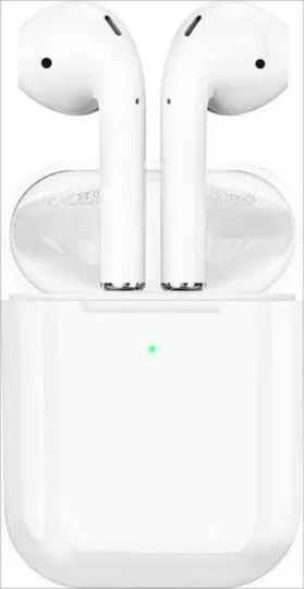 Borofone BW89 Earbud Bluetooth Handsfree Earphones with Charging Case White view 1