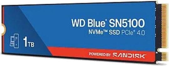 Western Digital SSD 1TB Type M.2 with PCI Express 4.0 Connection PS5 Compatible WDBS4F0010BNC-WRSN view 2