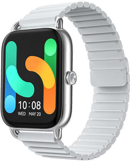 Haylou RS4 Plus Smartwatch with Heart Rate Monitor (Silver) view 2