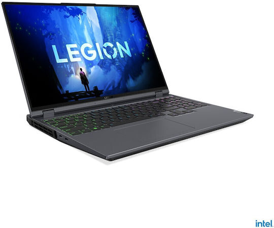 Lenovo Legion 5 Pro 16IAH7H 16" IPS QHD+ 165Hz (i7-12700H/16GB/512GB SSD/GeForce RTX 3070/W11 Home) Storm Grey (IT Keyboard) vue 5