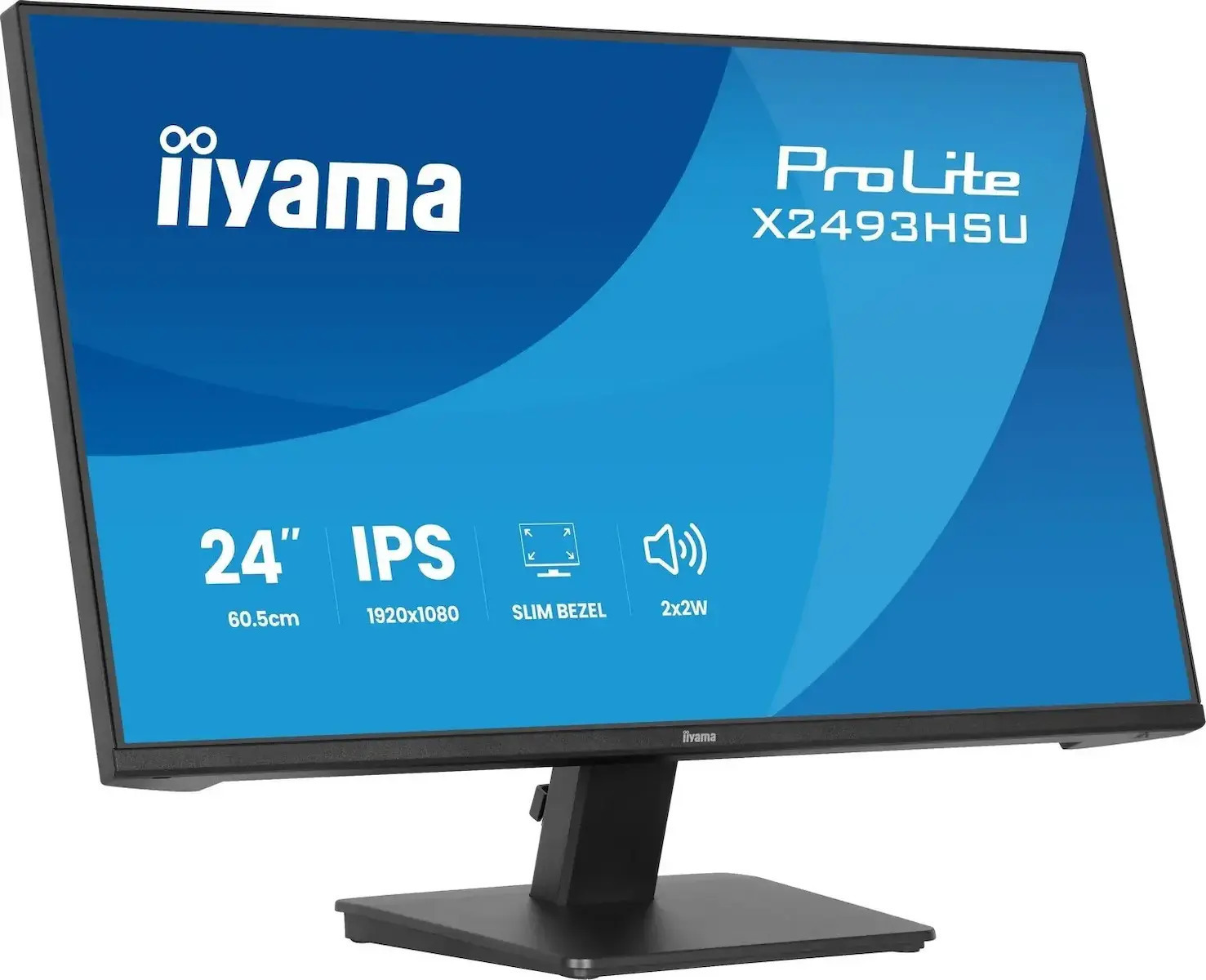 Iiyama ProLite XU2493HSU-B1 IPS Monitor 23.8" FHD 1920x1080 with 4ms Response Time GTG view 2