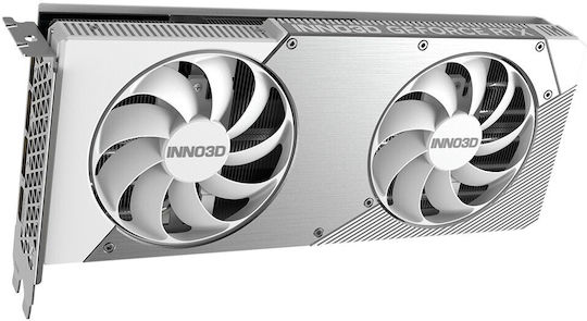 Inno 3D GeForce RTX 5070 12GB GDDR7 Twin X2 OC White Graphics Card view 3