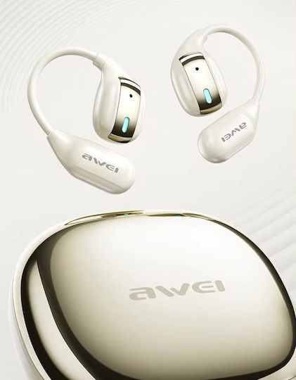 Awei TZ12 Open Ear Bluetooth Handsfree Earphones with Charging Case Black view 2