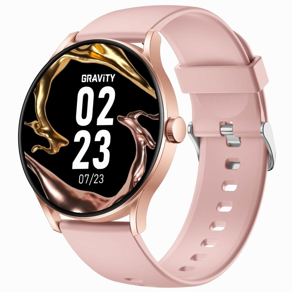 Smartwatch Gravity Gt2-1 Pro Pink Gold 1.43" Ips view 2
