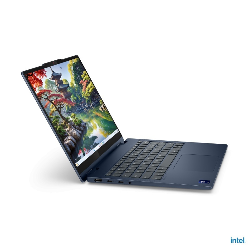 Lenovo IdeaPad 5 2-in-1 14IAL10 14" IPS FHD+ Touchscreen (Ultra 7-255U/16GB/512GB SSD/No OS) Cosmic Blue (US Keyboard) view 5