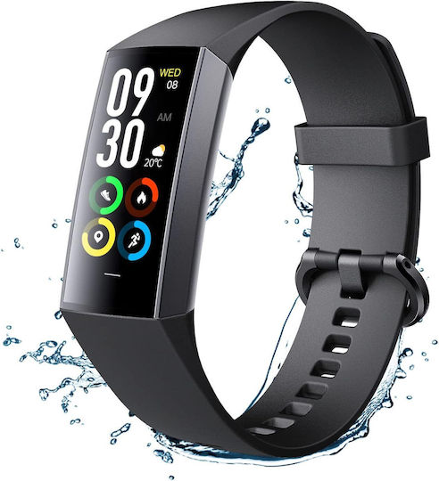 Fitness Bracelet 1.1 Inch Amoled Screen Vichematech Android Ios Full Touch Magnetic Charging Bluetooth Waterproof Ip67 Sms Call App Notifications Multiple Sports Modes Monitor
