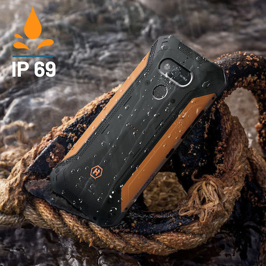 Hammer Explorer Plus Eco Dual SIM (4GB/64GB) Resistant Smartphone Black / Orange view 7