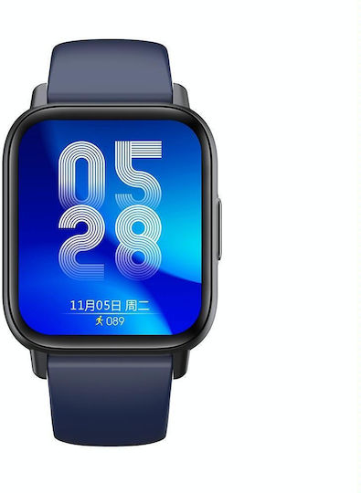 QS16Pro Smartwatch with Heart Rate Monitor (Blue) view 2