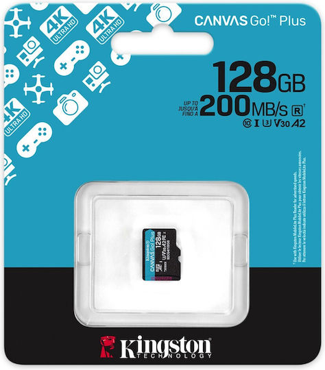 Kingston Canvas Go Plus microSDXC Class 10 U3 A2 UHS-I view 2