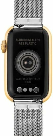 Tous T-Band Mesh Smartwatch with Heart Rate Monitor (Gold) view 2