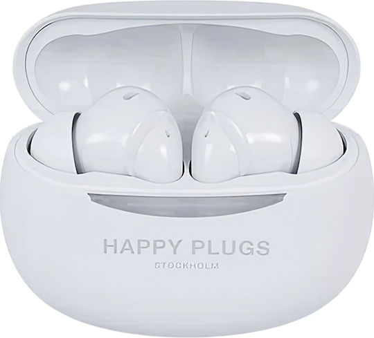 Happy Plugs Joy Pro In-ear Bluetooth Handsfree Earphones White view 2