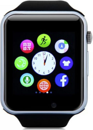 A1 43mm Smartwatch with SIM (Silver) view 2