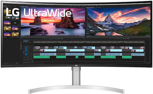 LG 38WN95CP-W Ultrawide IPS HDR Curved Monitor 38" QHD 3840x1600 144Hz with Response Time 1ms GTG view 1