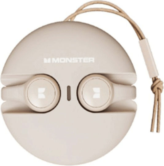 Monster XKT21 Earbud Bluetooth Handsfree Earphones with Charging Case White view 1