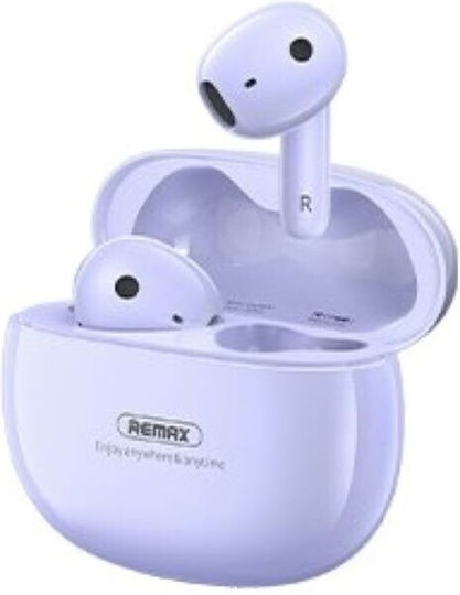 Remax Cozybuds W3 Bluetooth Handsfree Earphones with Charging Case Purple view 1