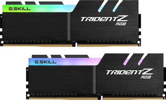 G.Skill Trident Z RGB DDR4 16GB RAM with 2x8GB Modules and Speed 3200 for Desktop F4-3200C16D-16GTZR
