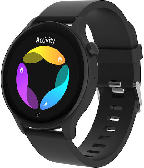 Denver SWC-338 Smartwatch with Heart Rate Monitor (Black) view 2