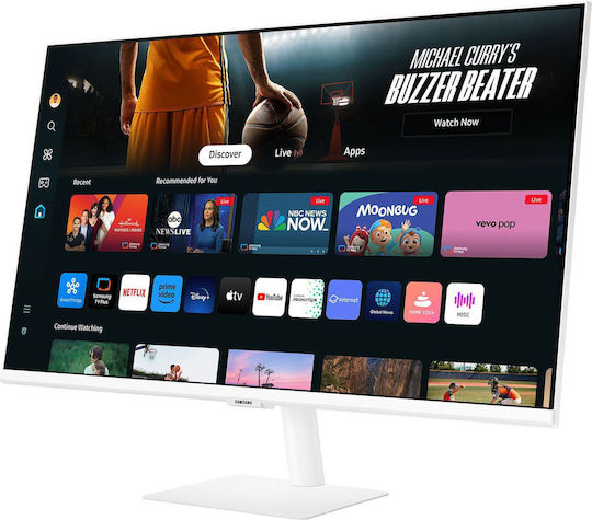 Samsung M70D VA HDR Smart Monitor 32" 4K 3840x2160 with Response Time 4ms GTG vue 6