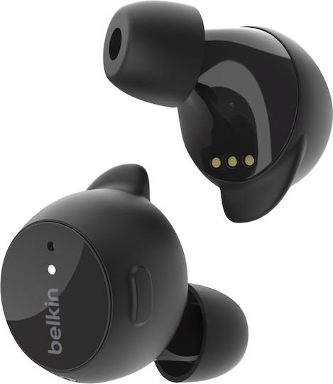 Belkin Soundform Bolt Earbud Bluetooth Handsfree Earphones with Sweat Resistance and Charging Case Black view 2