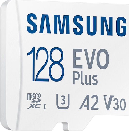 Samsung Evo Plus (2021) microSDXC 128GB U3 V30 A2 UHS-I 130MB/s with Adapter view 6