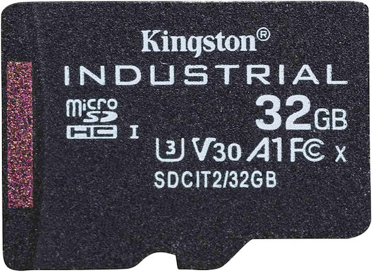 Kingston Industrial microSDHC 32GB Class 10 U3 V30 A1 UHS-I view 1