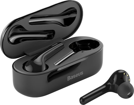 Baseus Encok W07 In-ear Bluetooth Handsfree Earphones with Charging Case Black view 1