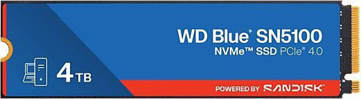 Sandisk SSD 4TB M.2 Type with PCI Express 4.0 Connection PS5 Compatible