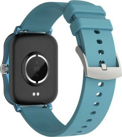 Lemfo Y20 44mm Smartwatch with Heart Rate Monitor (Blue) view 2