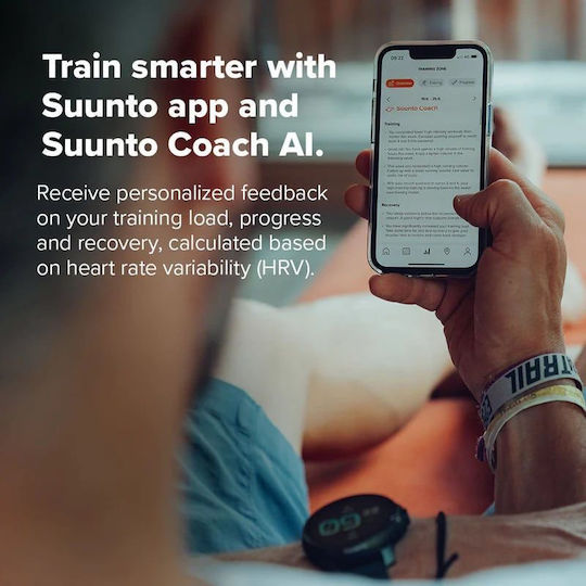 Suunto Race Stainless Steel 49mm Waterproof Smartwatch with Heart Rate Monitor (Birch) view 5