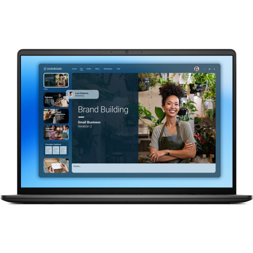 Dell DC16250 16" IPS FHD+ (Core 5-120U/16GB/512GB SSD/Linux) Carbon Black (International English Keyboard) vue 2