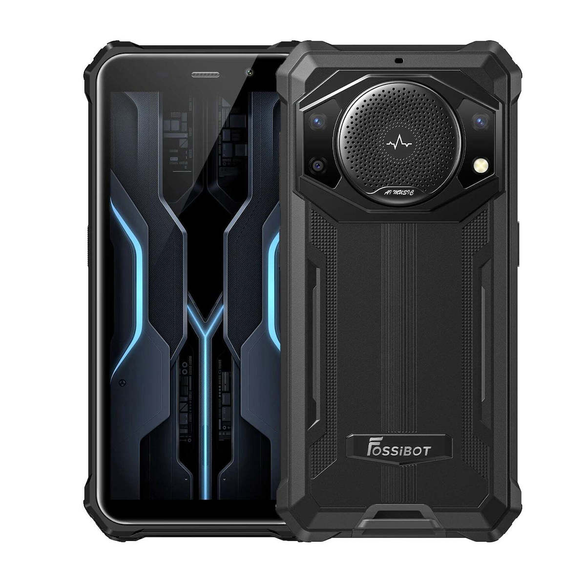 Fossibot F101P Dual SIM (4GB/64GB) Resistant Smartphone Black