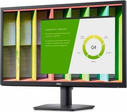 Dell E2422H IPS Monitor 24" FHD 1920x1080 with Response Time 5ms GTG view 2