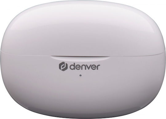 Denver TWE-49ENC In-ear Bluetooth Handsfree Earphones with Charging Case White view 4