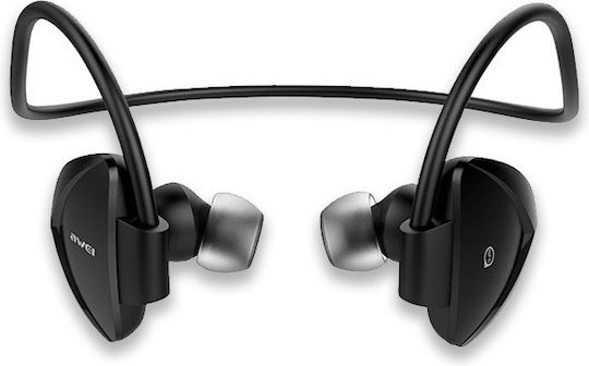 Awei A840BL In-ear Bluetooth Handsfree Earphones with Sweat Resistance Black view 2