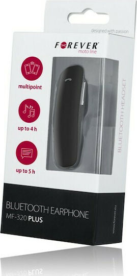 Forever MF-320 Plus Earbud Bluetooth Handsfree Earphone Black view 2