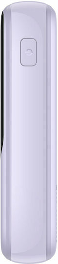 Baseus QPOW Pro Power Bank 10000mAh 22.5W with USB-A Port and USB-C Port Power Delivery / Quick Charge 3.0 Purple view 2