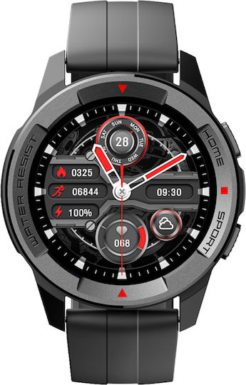 Mibro X1 Waterproof Smartwatch with Heart Rate Monitor (Black)