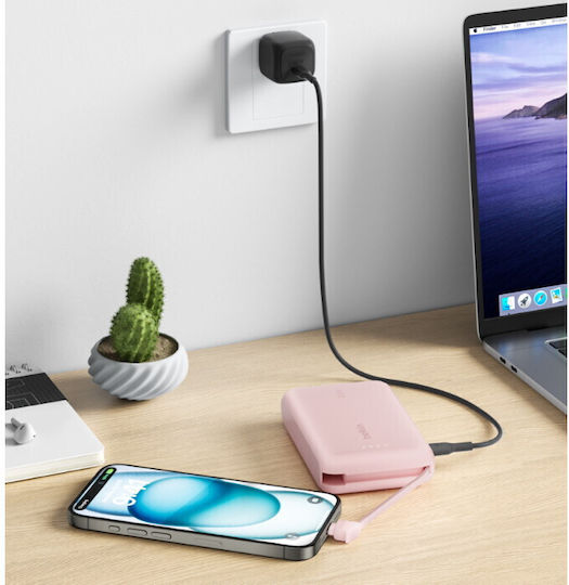 Belkin BoostCharge Power Bank 10000mAh 20W with USB-C Port Pink vue 8