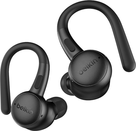 Belkin SoundForm ActiveFit In-ear Bluetooth Handsfree Earphones with Sweat Resistance and Charging Case Black view 1