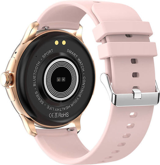 Colmi V72 Smartwatch with Heart Rate Monitor (Gold) view 4