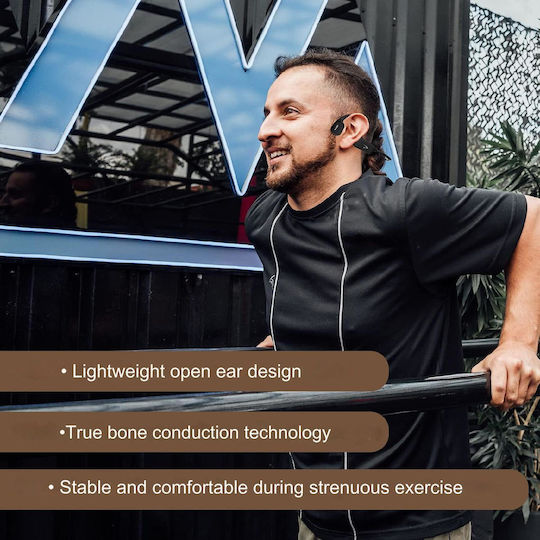 Wireless Bone Conduction Bluetooth Handsfree Headphones with Sweat Resistance दृश्य 4