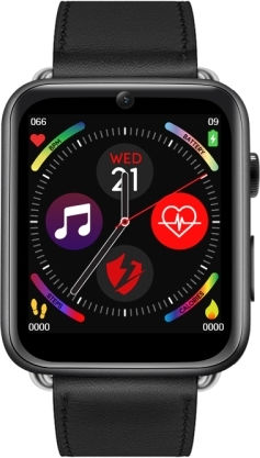 LEM10 Smartwatch with Heart Rate Monitor (Black)