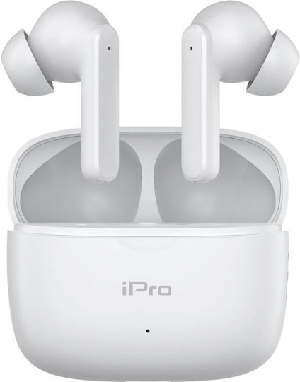 iPro TW300 Plus In-ear Bluetooth Handsfree Earphones with Charging Case White