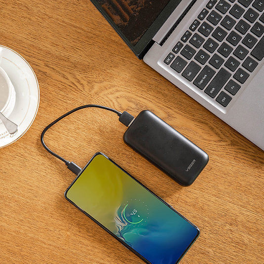 Veger S10 Power Bank 10000mAh 20W with USB-A Port and USB-C Port Power Delivery / Quick Charge 3.0 Black vue 4