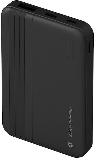 dbramante1928 Re-charge Power Bank 5000mAh With USB-A Output Port And 2 USB-C Output Ports Black