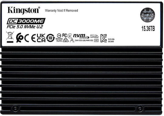 Kingston DC3000ME SSD 15.3TB 2.5'' Type with PCI Express 5.0 Connection SEDC3000ME/15T3 vista 2