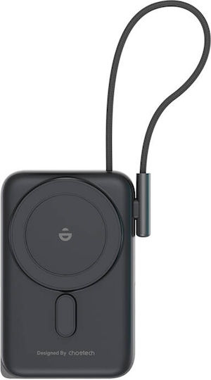 Choetech B735 MagSafe Power Bank 10000mAh 20W Power Delivery Black view 2