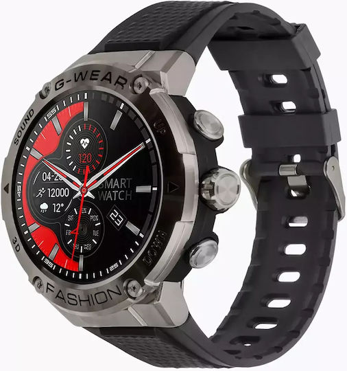 Watchmark G-Wear Smartwatch with Heart Rate Monitor (Black) view 2